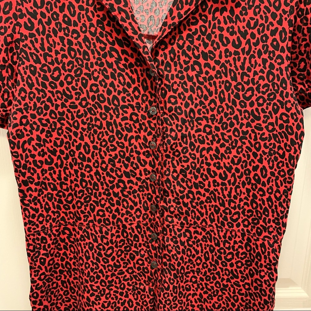 Smash + Tess Roxy Leopard Romper - Picture 6 of 13